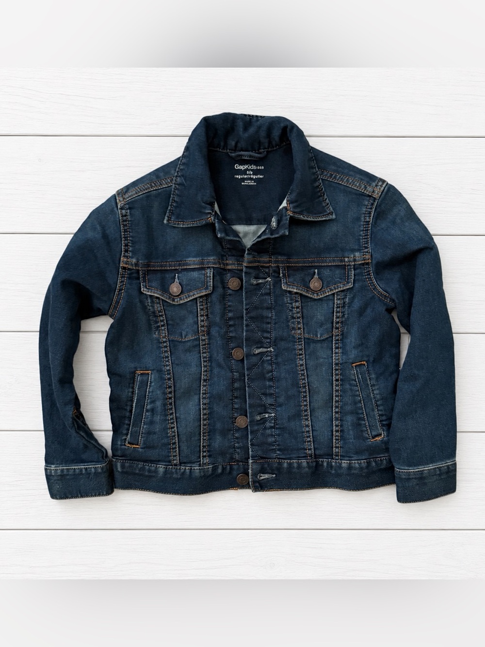 GAP Kids Indigo Blue Denim Jacket Kids Size Small 6-7 yrs
